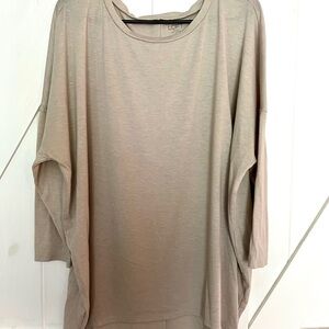 LOFT Women's Beige Long Sleeve Top